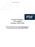 Huidobro - Ver y Palpar PDF