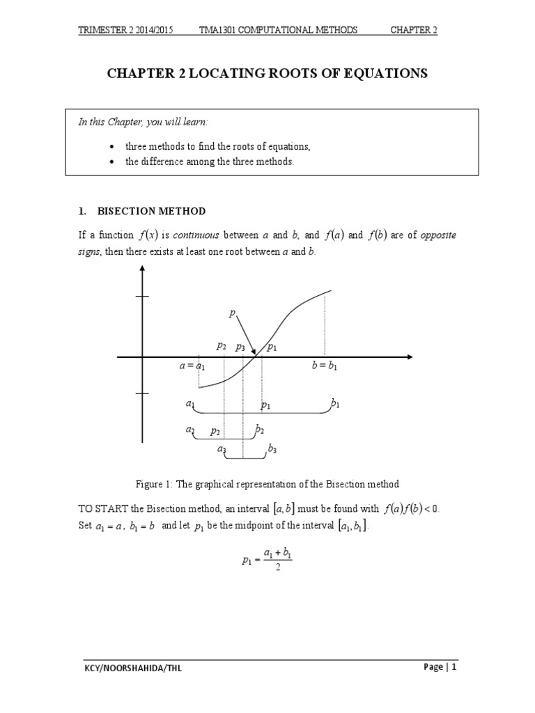 Graphical Representation of Bisection Method | PDF | Tangent | Slope