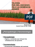 Psicopatología Descriptiva Del Anciano Con Demencia Tipo Alzheimer