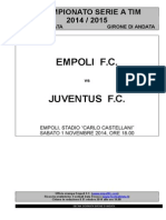 Empoli-Juventus - 10° Giornata Serie A