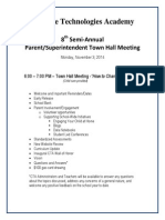 Town Hall Meeting - 11-3-14 - Agenda 1