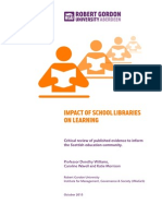SLIC RGU Impact of School Libraries 2013
