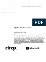 App v 5 and Citrix Integration