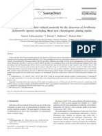 A Comparison of Standard Cultural Methods for the Detection of Foodborne