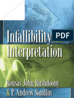 Infallibility and Interpretatio - R. J. Rushdoony