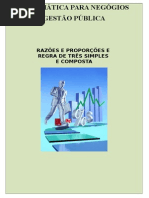 Razoes Proporções e regra de três