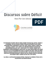 Discursos Del Deficit - Terapia Breve Centrada en Soluciones