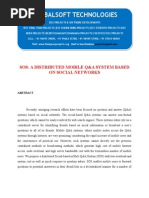 IEEE 2014 JAVA DATA MINING PROJECT SOS a Distributed Mobile Q&A System Based on Social Networks
