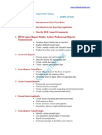 Cognos Online Training PDF