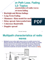 Propogation Path Loss. Fading L2-Topics: Fahreddin Sadıkoğlu 1