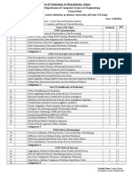 Sanjay DMWH Courseplan