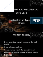 Stories For Young Learners LGA3033E Exploration of Types of Stories