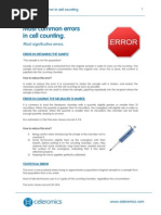 Counting Chamber Error