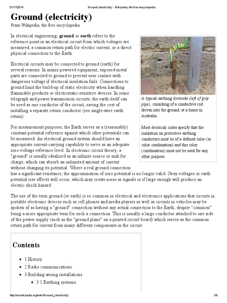Electrical Grounding PDF | PDF | Engineering | Manufactured Goods