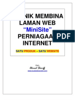 TeknikMembina MiniSite