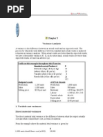 Variance Analysis