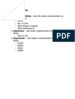 Types of IV Fluids