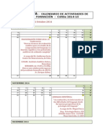 Aelfa Calendario Formacioìn Curso 2014-15 Cast