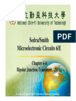 Sedra/Smith Microelectronic Circuits 6/E: Chapter 4-A Bipolar Junction Transistors (BJTS)