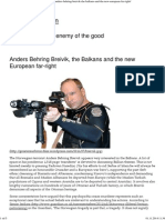 HOARE, Marko Attila 2011. Anders Behring Breivik, The Balkans and The New European Far-Right. in - Greater Surbiton, 29.7.2011.