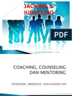 Coaching, Counseling Dan Mentoring