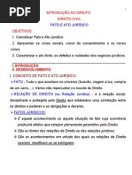 Ato Fato Juridico