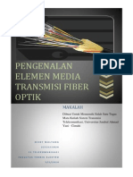 Pengenalan Elemen Media Transmisi Fiber Optik