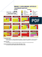 2014-2015 - Kalendar Nastave