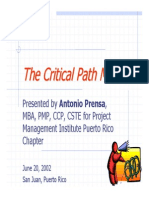 The Critical Path Method