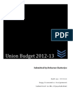 Highlights of Union Budget 2012