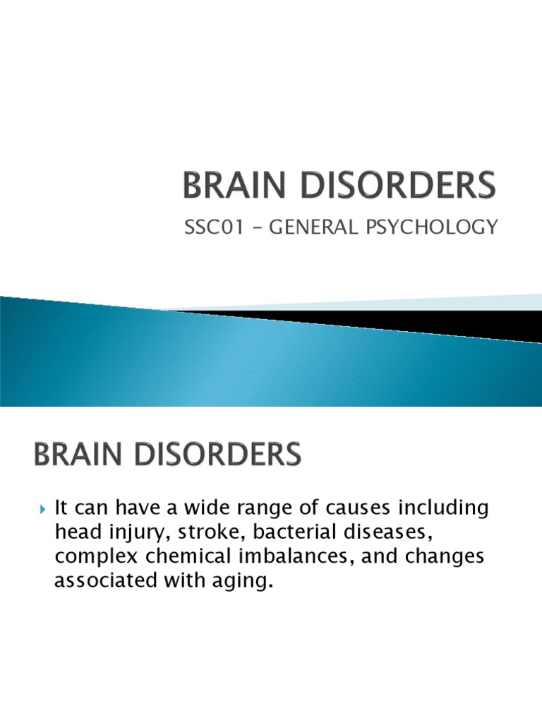 Brain Disorders | PDF | Amnesia | Aphasia
