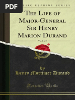 The Life of Major-General Sir Henry Marion Durand Vol. 1