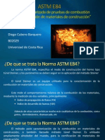 ASTM E84 - Norma Estandarizada de Pruebas de Combustión para Caracterización de Materiales de Construcción