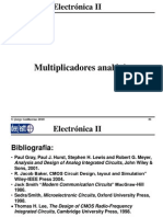 Electronica II 2009 2010 Multiplicadores e PLL