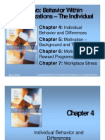 Chapter 04 - Individual Behavior and Differences