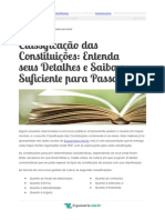 Classificacao Constituicoes