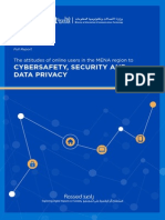 The Attitudes of Online Users in The MENA Region To Cybersafety, Security and Data Privacy