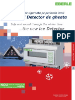 Eberle Ice Detector - Brosura - Ro
