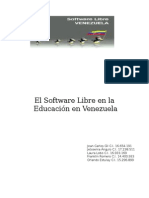 Software Libre en La Educación en Venezuela
