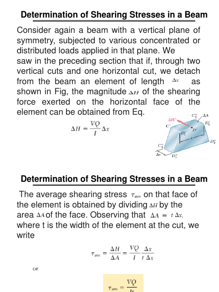 Lecturer 4 | PDF | Beam (Structure) | Stress (Mechanics)