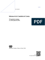 Informe de La Comisión de Cuotas. 74º Período de Sesiones, (2 A 20 de Junio de 2014)