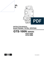 GTS-100N: Electronic Total Station Series GTS-102N GTS-105N
