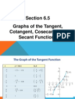 6.5 Graph Other Trig Functions