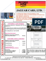 T - Petron Plus Ind. Testimonial - Jaguar Cars