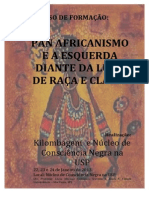 Apostila - II Curso de Formação - Pan africanismo