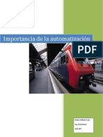 Importancia de La Automatizacion PDF