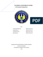 Laporan Observasi Jaringan Transmisi Dan Distribusi Listrik