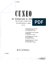 Cuneo - 32 Studi Per La Lettura e 60 Variazioni Sullo Studio Di Kreutzer PDF