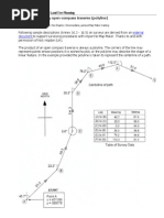 A16.2 Surveying by Open-Compass Traverse (Polyline) : External Document