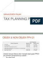 Tax Planning Pph 21